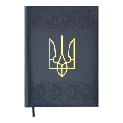 Щоденник датов. 2025 HERALDRY, A5, кобальтовий, штучна шкіра/поролон