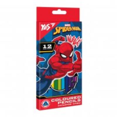 Карандаши цветные YES 12 кол. "Marvel.Spiderman"