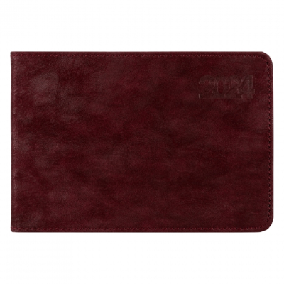 Еженедельная дата 10x15см Leo Planner "Case", мягкая обложка, 128 страниц, бордовый Еженедельная дата 10x15см Leo Planner "Case", мягкая обложка, 128 страниц, бордовый