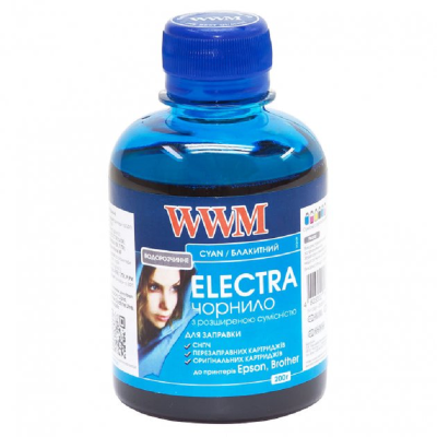 Чорнило WWM ELECTRA для Epson 200г Cyan водорозчинне (EU/C)
