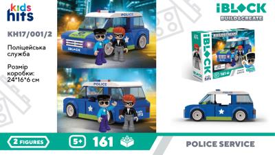 Конструктор Kids hits IBLOCK JUNIOR арт. KH17/001/2 (36шт/2) 161дет., Поліція короб. 24*16*6см Конструктор Kids hits IBLOCK JUNIOR арт. KH17/001/2 (36шт/2) 161дет., Поліція короб. 24*16*6см