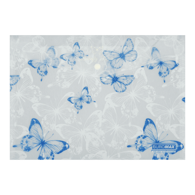 Папка конверт на кнопці ARABESKI, А4, матовий напівпрозорий, пластик, білий перламутровий Папка конверт на кнопці ARABESKI, А4, матовий напівпрозорий, пластик, білий перламутровий