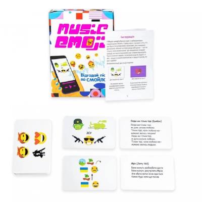 Настольная игра Strateg Music Emoji развлекательная