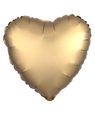 Кулька фольг. Pelican 18', СЕРЦЕ САТИН БРОНЗА 45 см, (ціна за упак/5шт) Кулька фольг. Pelican 18', СЕРЦЕ САТИН БРОНЗА 45 см, (ціна за упак/5шт)