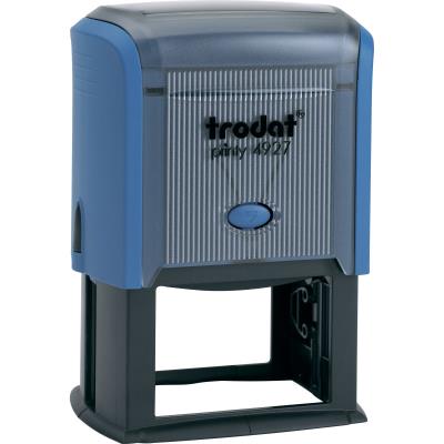 Оснастка для штампу пластикова, розмір 60*40 мм, синя (1) Оснастка для штампу пластикова, розмір 60*40 мм, синя (1)