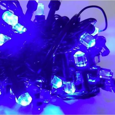 Штора-дощик РУБІН 200 LED синій, 5м*0,7м, ч/пров