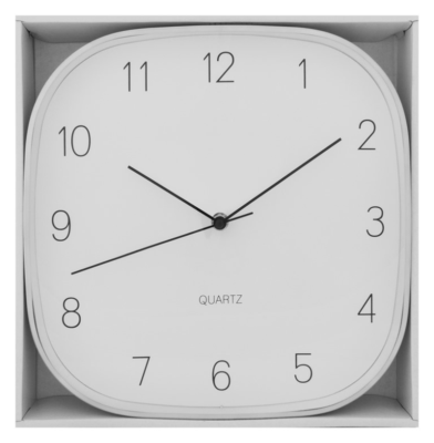 Годинник настінний металевий JEWEL Optima PROMO, срібний Годинник настінний металевий JEWEL Optima PROMO, срібний