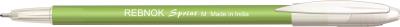 Ручка кулькова, Rebnok, Sprint, 0.7 мм, зелений (50/250/1500)
