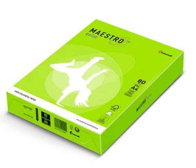 Бумага Мaestro Сolor Neon A4, 80г/м2, 500 арк, Neogn светло-зеленый