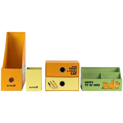 Органайзер настільний, 4 предмети, картон, GF