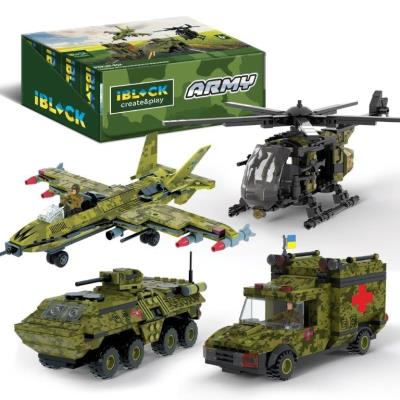 Конструктор IBLOCK арт. PL-921-428 (48ш) 6 диспл. по 8шт Армія, 205-227дет., 4вида, р-р уп-ки 24*4,5 Конструктор IBLOCK арт. PL-921-428 (48ш) 6 диспл. по 8шт Армія, 205-227дет., 4вида, р-р уп-ки 24*4,5