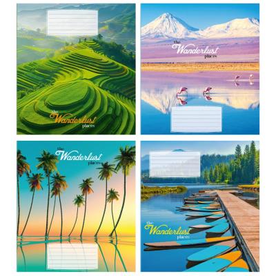 Зошит учнівський повноколірний загальний 36 арк., клітинка. "Подорож"