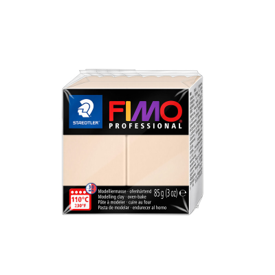 Пластика professional, бежева, 110С, 85г, Fimo, 8004-44