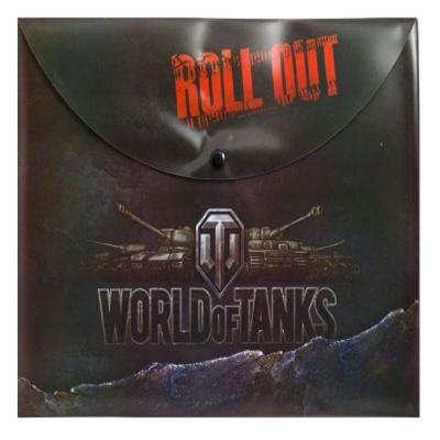 Папка-конверт на кнопці 1 Вересня Танчики 491017 Папка-конверт на кнопці 1 Вересня Танчики 491017