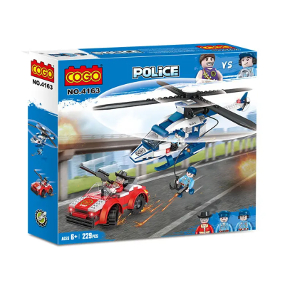 *Конструктор "Поліція" (229 елм.) Швидкісне переслідування / COGO