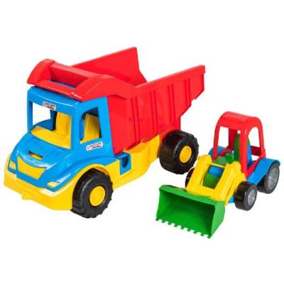 Іграшка "Multi truck" вантажівка з трактором
