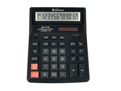 Калькулятор Brilliant BS-777М, 12-ти разрядный, 205 x 159 x 15 мм.