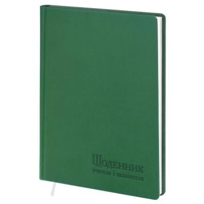 Щоденник вчителя і вихователя А5 (145х202), 112 арк., лінія, обкл. шт.шк., гнучка на гумці зелена Щоденник вчителя і вихователя А5 (145х202), 112 арк., лінія, обкл. шт.шк., гнучка на гумці зелена