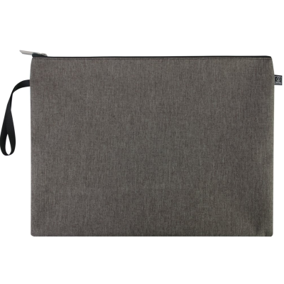 Папка для документів, текстильна, А4+, графітова