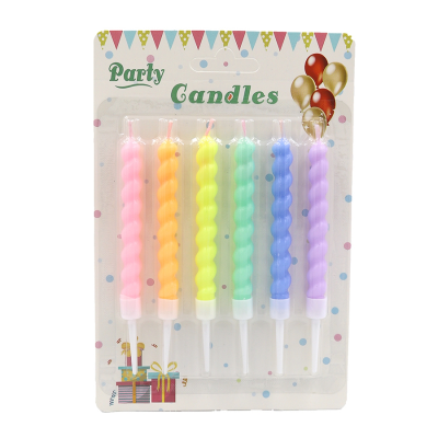 Набір свічок для торта "Happy birthday", 6шт., блістер 1шт/єтік DSCN9307 