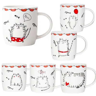 4160-29 Чашка Cat story 360мл