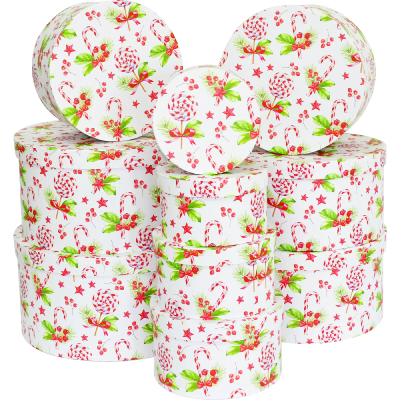 Подарункові круглі коробки 22109278, №9 32.5*32.5*15.7cм