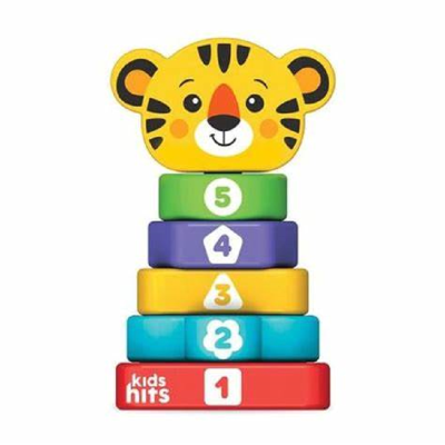 Дерев'яна іграшка Kids hits арт. KH20/014 (32шт) пірамідка тигр кор. 11,5*23,1*11,5 см