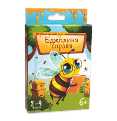Карткова гра Strateg Бджолина справа розважальна українською мовою (30785)