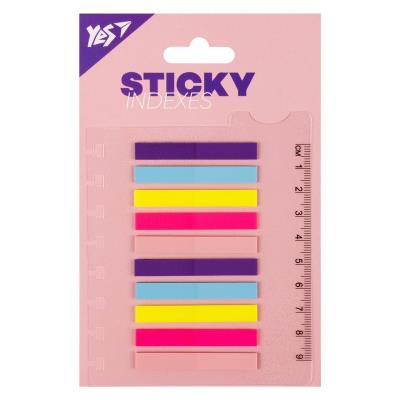 Індекси пластикові Yes "Fusion", 50*7мм, 200 шт (10х20) Індекси пластикові Yes "Fusion", 50*7мм, 200 шт (10х20)