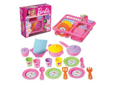 Набір посуду 21 предмет Barbie (290*300*110 мм) "dede"