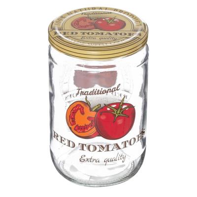 Банка HEREVIN Decorated Jar-Tomato 0.66 л