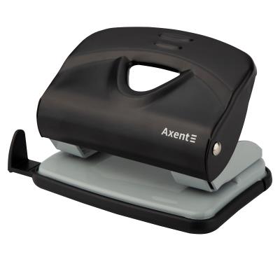 Діркопробивач для паперу Axent Exact-2 3920-01-A, металевий, 20 аркушів, чорний (1/12)