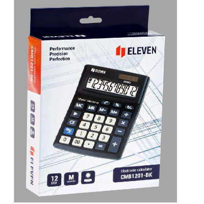 Калькулятор Eleven офісний CMB-1201 BK, 12 р.
