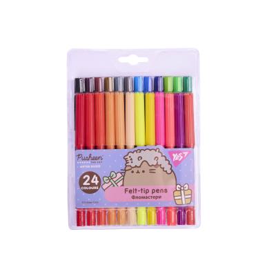 Фломастери Yes 24 кольори "Pusheen"