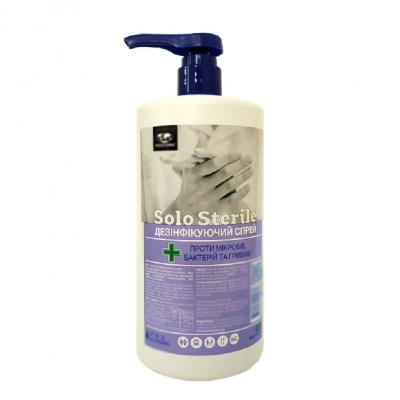 Елітний антисептик з косметичними властивостями для вишуканих потреб "SOLO sterile+"(фасовка 0,9 кг, дозуючий) (1) Елітний антисептик з косметичними властивостями для вишуканих потреб "SOLO sterile+"(фасовка 0,9 кг, дозуючий) (1)