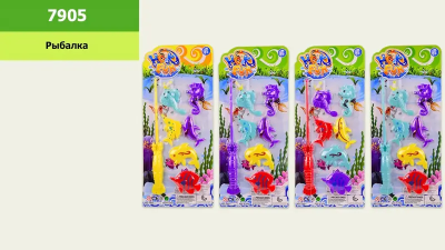 Рибалка арт.7905 (576шт/2) 4 кольори мікс, вудка, рибки, р-р іграшки 26см, планшет 15,5*36*2см Рибалка арт.7905 (576шт/2) 4 кольори мікс, вудка, рибки, р-р іграшки 26см, планшет 15,5*36*2см