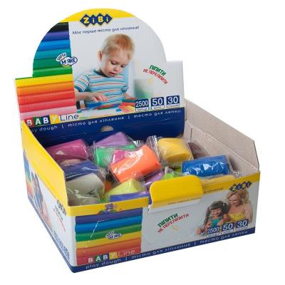 Тісто для ліплення в шоубоксі 30 кол. (50 стіків/50 г) ціна 1 шт Тісто для ліплення в шоубоксі 30 кол. (50 стіків/50 г) ціна 1 шт