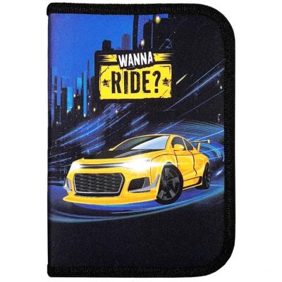 пенал 1-яр. пустий, 1 відворот, поліестер, "Wanna Ride", 24109C