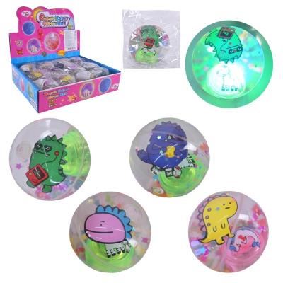 Пострибунчик арт. PR2513 (144шт) 5,5 см з водою, світиться, 12 шт у дісплеї