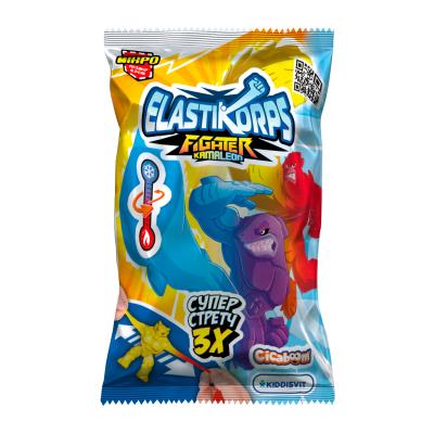 Стретч-іграшка ELASTIKORPS серії "Fighter Kamaleon" – МІКРОБОЄЦЬ (в диспл.)