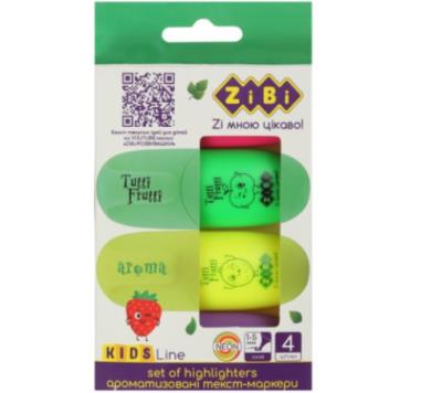 Набір з 4-x текст-маркерів TUTTI - FRUTTI Набір з 4-x текст-маркерів TUTTI - FRUTTI