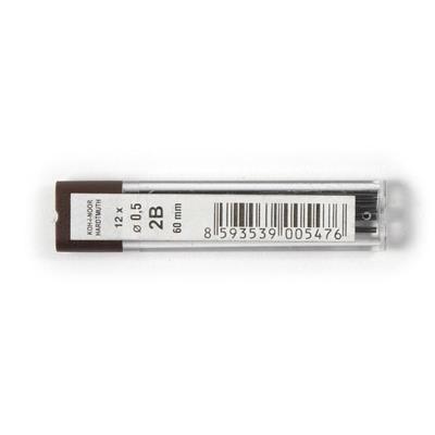 Стержні для механічних олівців KOH-I-NOOR, 0.5 мм, 2B, 4152
