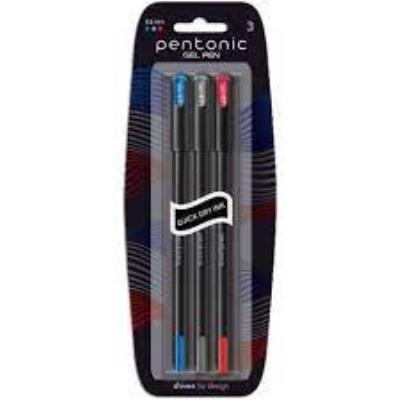 Ручка гелева Pentonic мікс кольорів 0,6 мм LINC, 3шт/пак