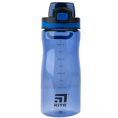 Пляшечка для води, 650 мл, темно-синя 