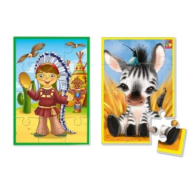 Гра настільна "М'які пазли А5" VT1103-46