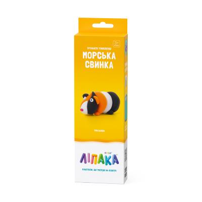 Набір пластиліну, що самостійно твердіє, ЛІПАКА – ПУХНАСТІ УЛЮБЛЕНЦІ: МОРСЬКА СВИНКА Набір пластиліну, що самостійно твердіє, ЛІПАКА – ПУХНАСТІ УЛЮБЛЕНЦІ: МОРСЬКА СВИНКА