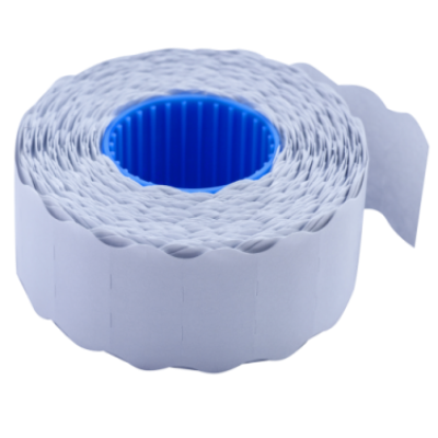 Цiнник N1 (26*12), фiгурний, білий -950 етик. (1/6/360) 