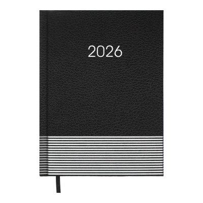 Щоденник датований 2026 PARALLEL, A5, чорний