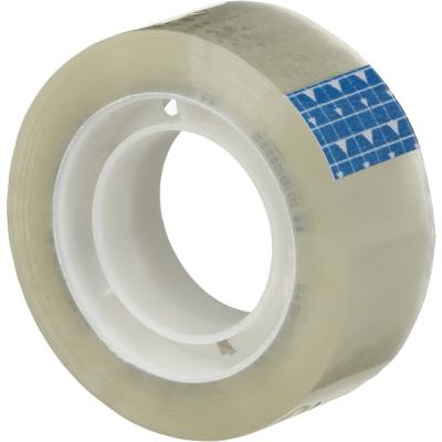 Клейка стрічка канцелярська, 18мм х 30м /8шт., прозора, ціна за 1шт BM.7153-01