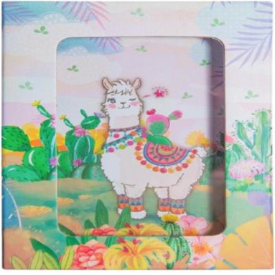 Блокнот на замочку в подарунковій коробці 170x120х30mm, 70g, 56 л, Весела Лама (1) Блокнот на замочку в подарунковій коробці 170x120х30mm, 70g, 56 л, Весела Лама (1)